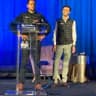 Familiar faces -- Bill, Eric, Oleg and Joel -- dominate Day One at T3 but Syntax Data and SoraFinance get their moment -- and Oleg brandishes app marvel