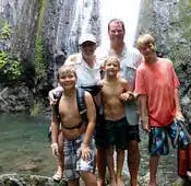 Scott Leonard, wife Mandi and sons Luke 7, Jake, 11, and Griffin, 13: The business has no purpose other than to satisfy my personal goals. If my personal need was to go sailing, then I consider the trip a net gain.