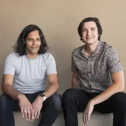 Baiju Bhatt (left) and Vladimir Tenev (right) founded Robinhood in 2013. Now the firm's DIY model is challenged by a suit alleging its duty of care is not just skin deep.