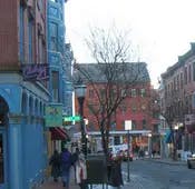 My RIABiz office for the holiday season is right in this Portland, Maine district where retail sales are rebounding