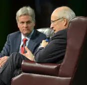 Dick Cheney expressed some gloomy views about the economy and the terrorist situation.