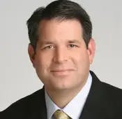 David Akellian was the boss of Derek Bruton (pictured here) at Merrill Lynch's Broadcort and the two will work under the same corporate roof again.