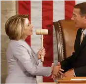 Speaker of the House Nancy Pelosi and House Minority Leader John Boehner