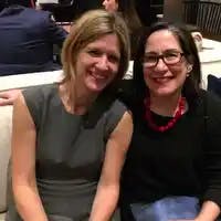 Marion Asnes of the Idea Refinery [r.] with Nicole Newlin of Efficient Advisors: Until Big Data reveals all of their clients' habits and motivations, advisors will just have to work at winning their attention.