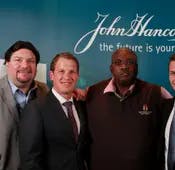 John Hancock is a Boston company that scored in San Diego by recruiting a local legend, Tony Gwynn.